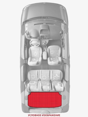 ЭВА коврики «Queen Lux» багажник для Subaru WRX STI